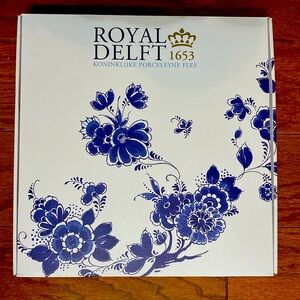 Authentic Royal Delft Porcelain Plate
